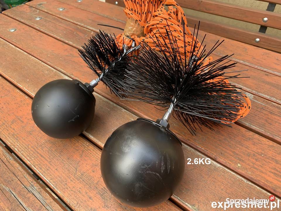 Kula szczotka kominiarska 150 do czyszczenia Opole