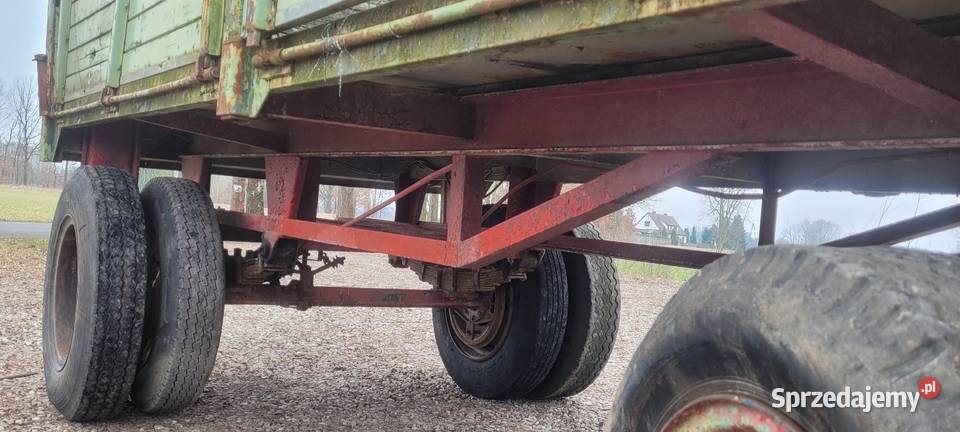 Przyczepa rolnicza sztywna wielkopolskie Huta Szklana