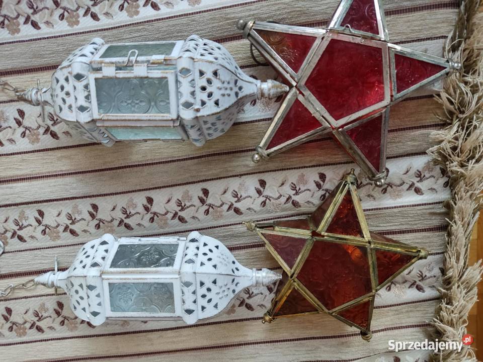 latarnie świeczniki 4 sztuki sprzedam