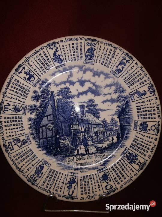 talerz z kalendarzem Chorzew