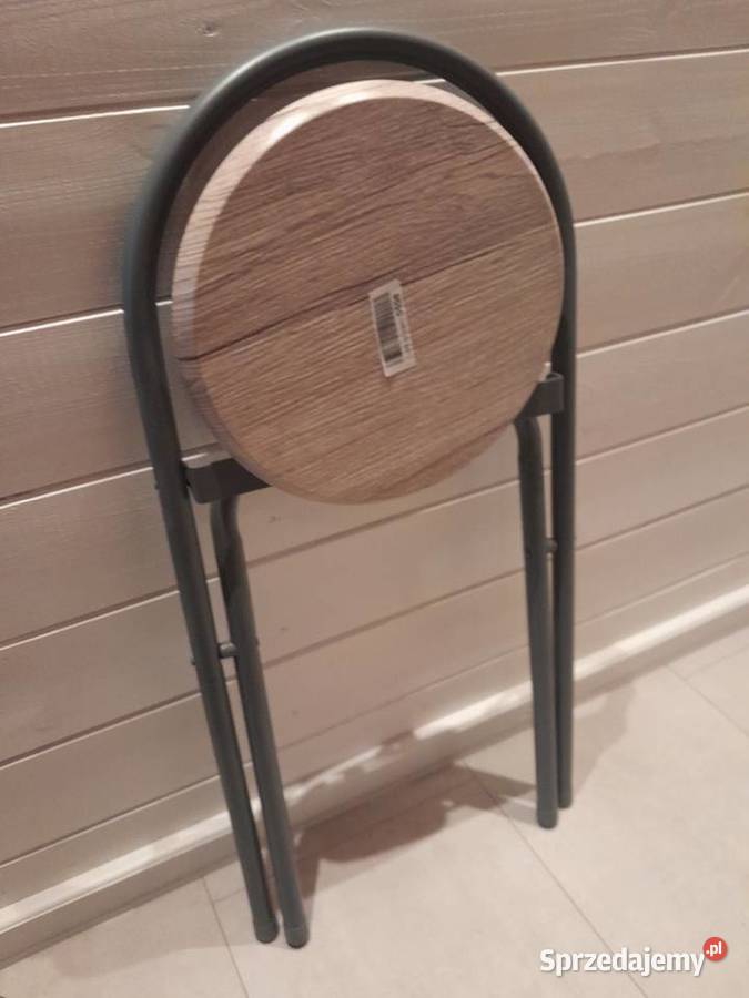 Okrągłe składane siedzisko krzesło stołek nowy Meble Dąbrowa Górnicza