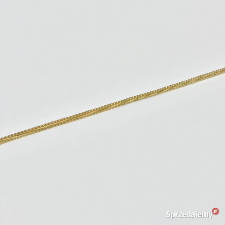 Złoty ŁAŃCUSZEK naszyjnik 18K cudny LISI OGON 70 mazowieckie Warszawa sprzedam