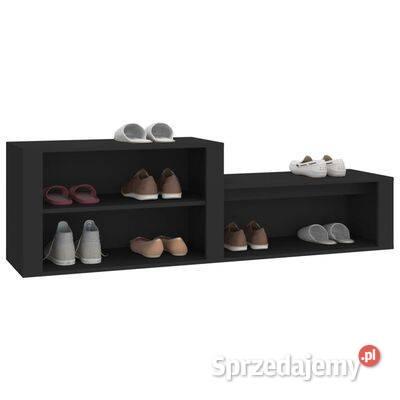 vidaXL Szafka na buty czarnaSKU816913