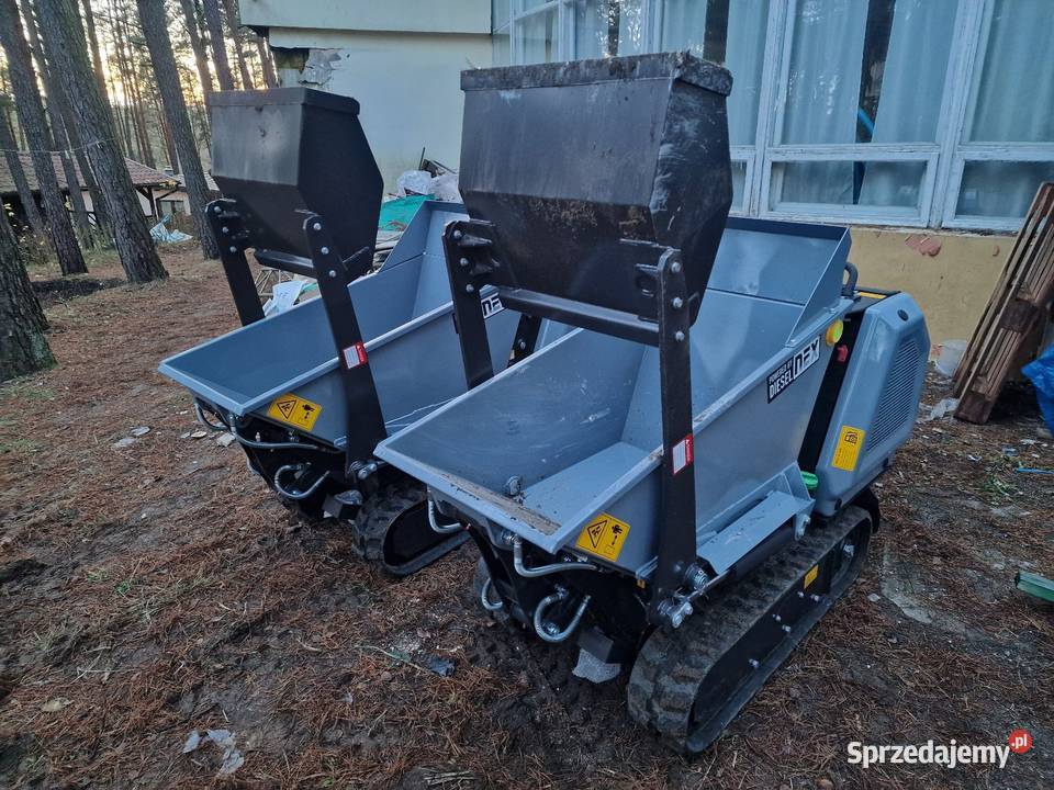 Wozidło samozaładowcze gąsienicowe taczka pomorskie Kościerzyna