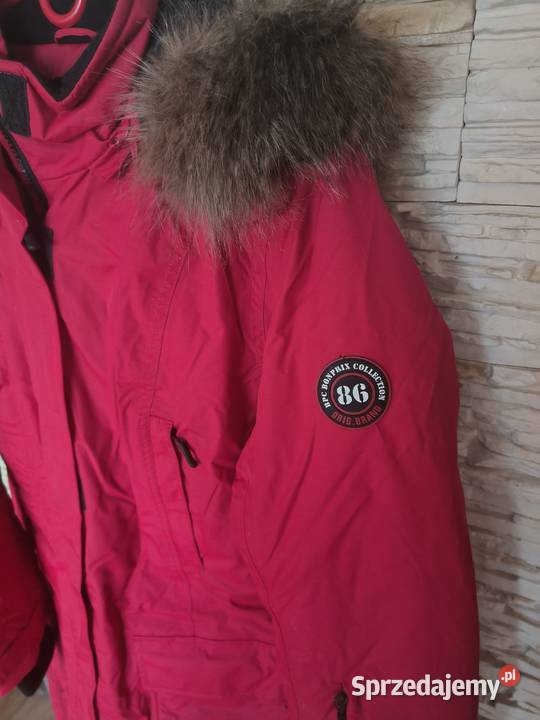 Kurtka czerwona zimowa Kurtki i płaszcze Gdańsk