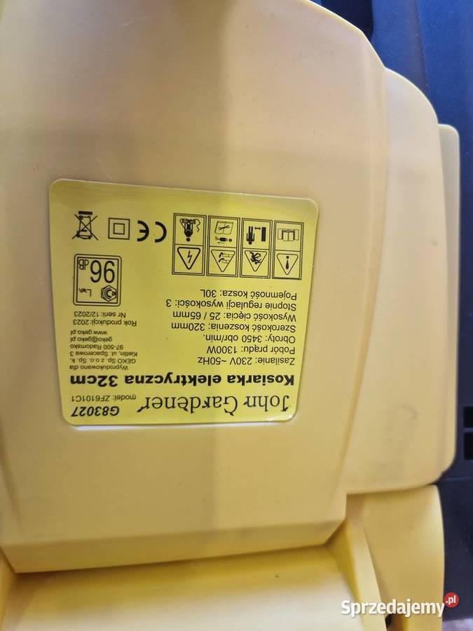 Kosiarka elektryczna 32 johyn gardener G83027 Głogowa