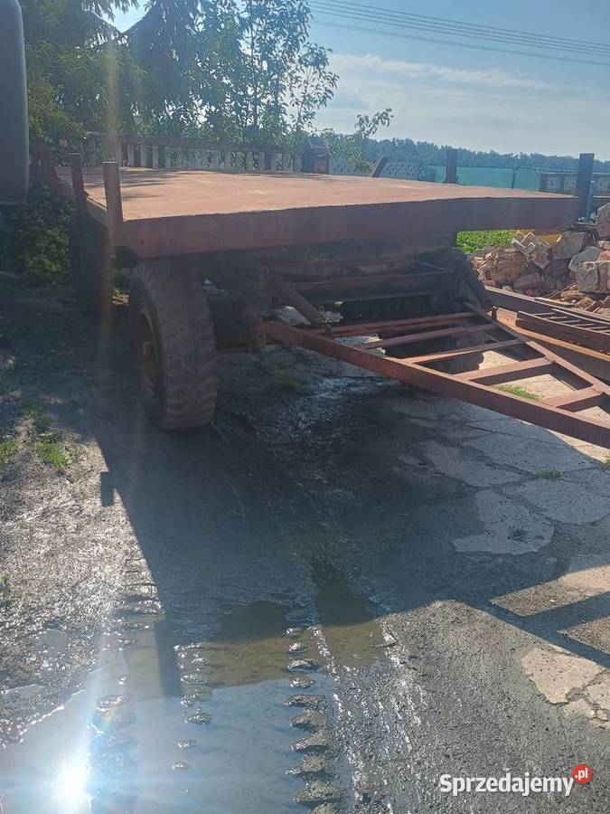 Przyczepa Bss 7 ton czeska Przyczepy rolnicze Pępowo