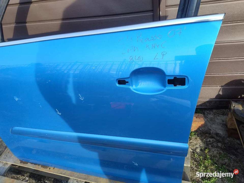 DRZWI LEWY PRZÓD CITROEN C4 PICASSO KNYC osobowe wielkopolskie sprzedam