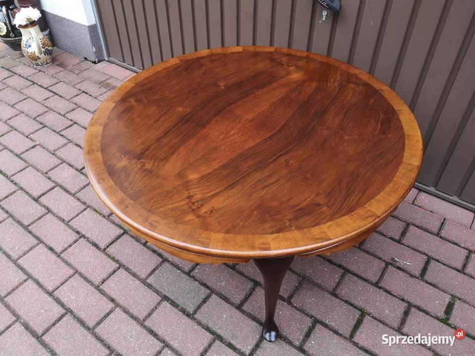 Stolik Ława Kawowy Orzech Ludwik Stary Renowacji Swarzędz