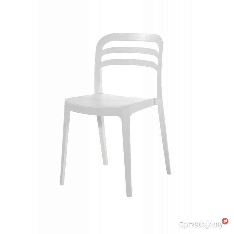Krzesło krzesła kawiarniane, do restauracji FUERTA białe