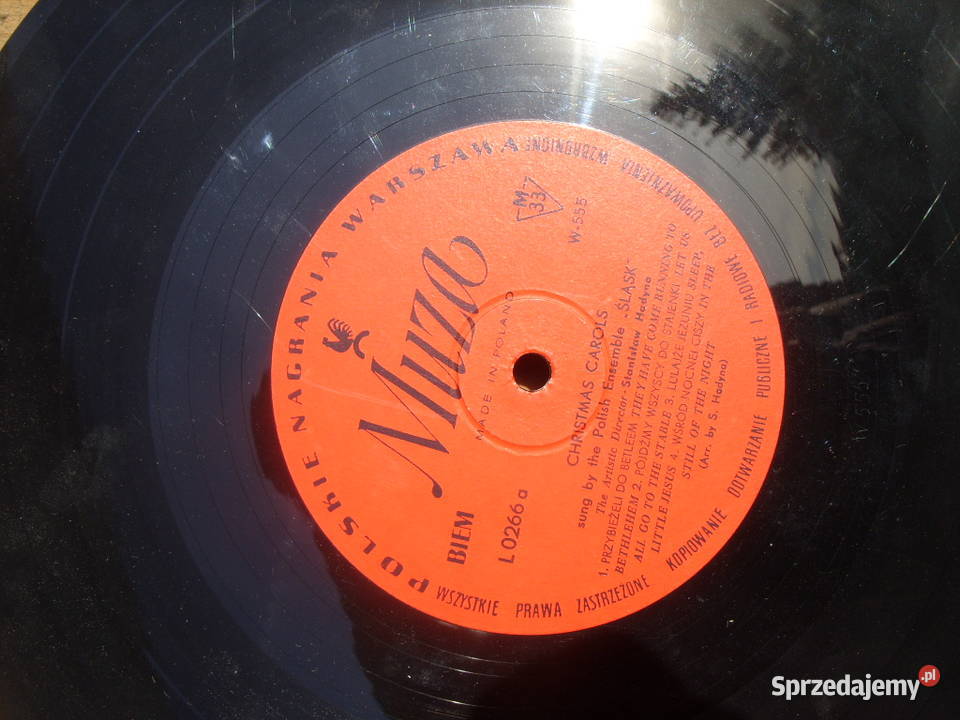 LP Winylowa 10 33 obr KoledyCHRISMAS CAROLS Wołów