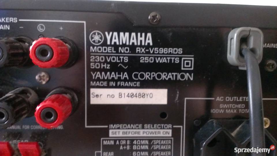 amplituner Yamaha RX-V596RDS Wrocław - Sprzedajemy.pl