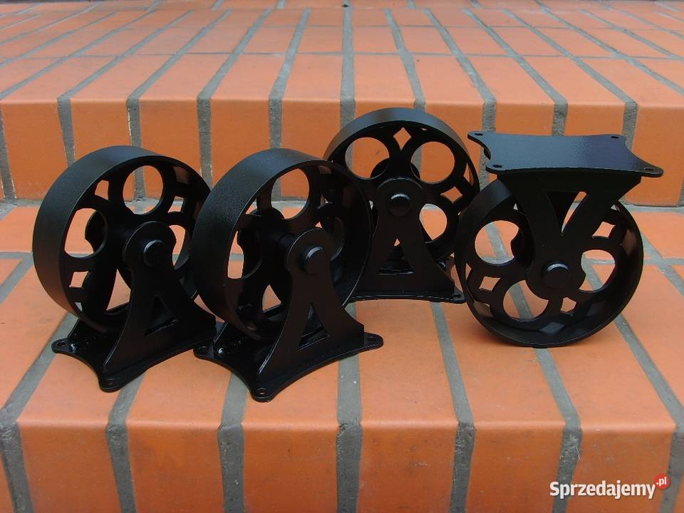 Kółka stalowe meblowe LOFT INDUSTRIAL RETRO Łódź