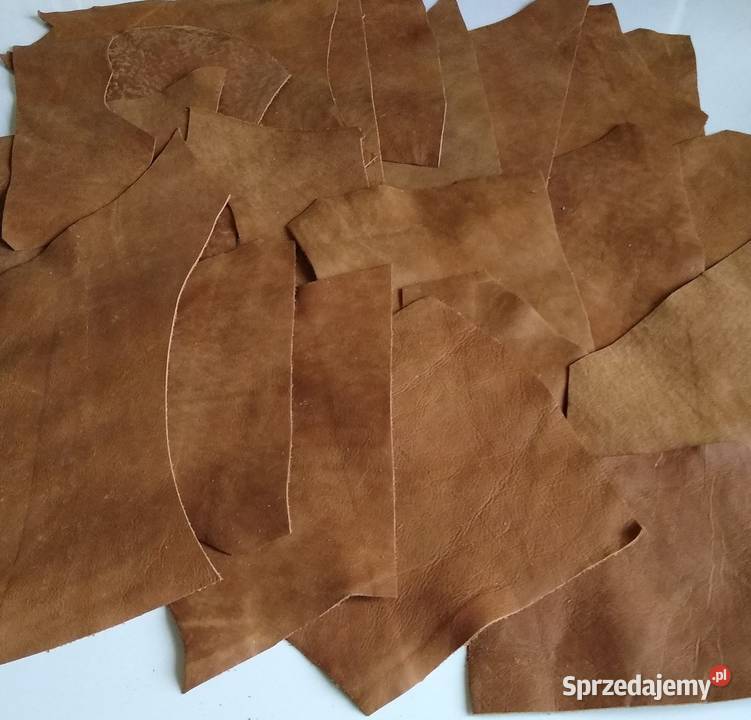 Skóra 340 g Licowa Włoska średnie i małe kawałki Gdańsk