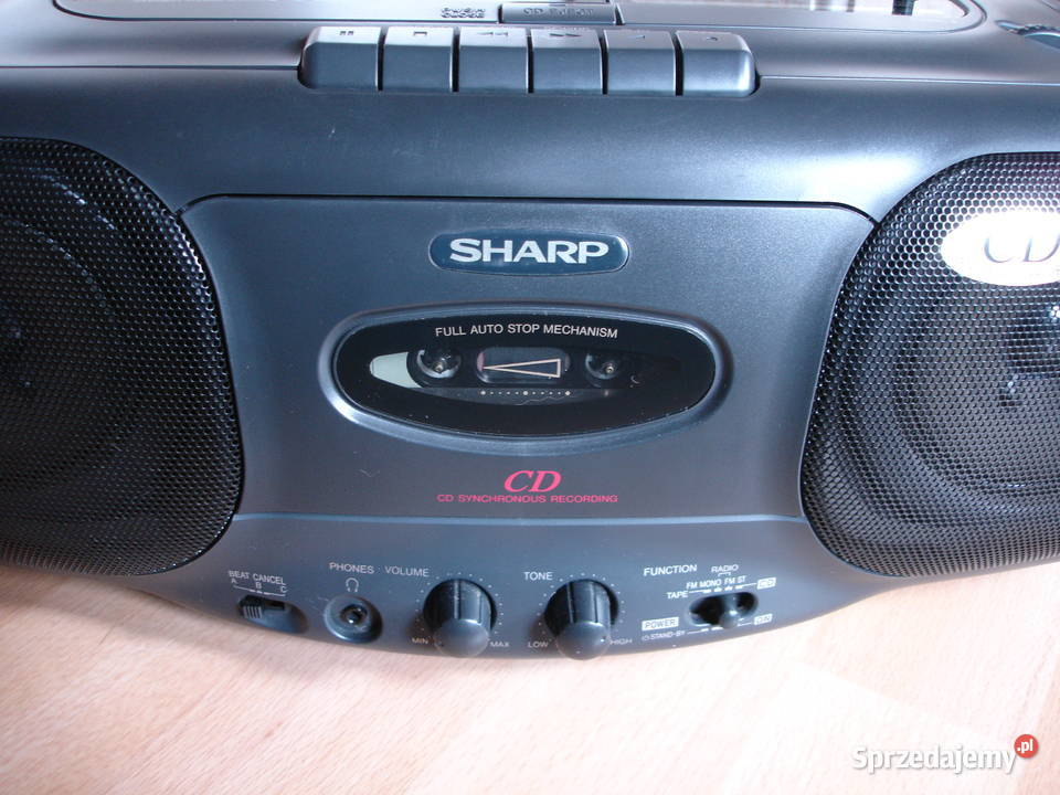 Radiomagnetofon SHARP QTCD45H Radioodtwarzacze Zielona Góra