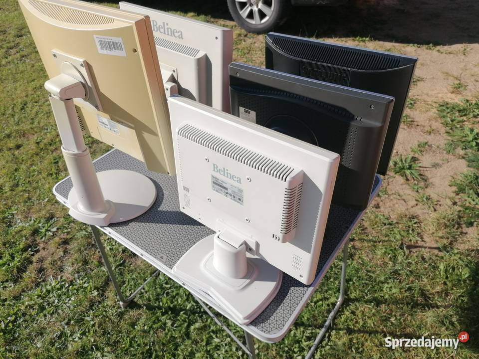 Retro monitory LCD różne przekątne ekranu różny Elektronika pomorskie Sierakowice