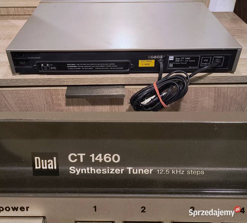 Dual CT 1460 tuner cyfrowy vintage Do naprawy łódzkie Piotrków Trybunalski