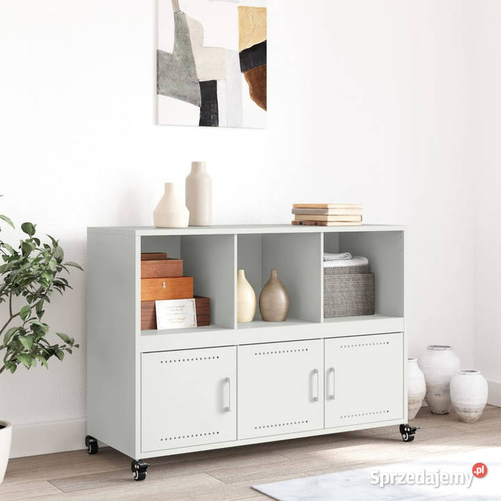 Szafka biała 1005x39x72 stal WM846739 Pozostałe Warszawa