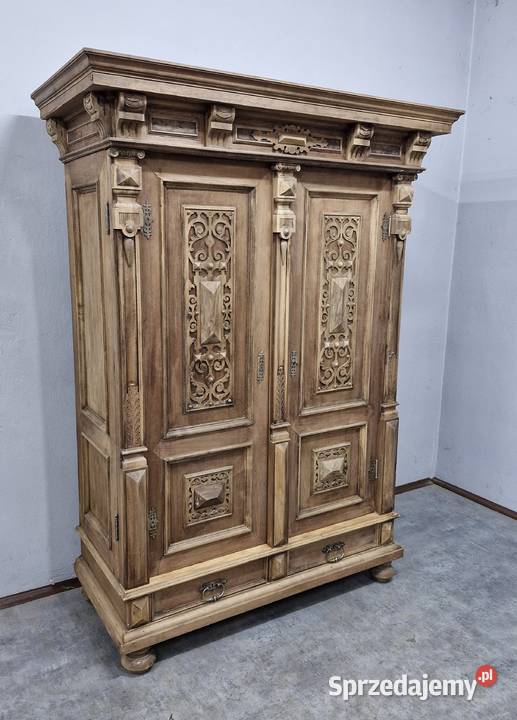 Piękna Orzechowa Szafa Eklektyczna AntykiMarki Marki