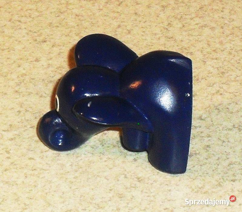 Figurka ceramiczna lakierowana mały granatowy Wyposażenie wnętrz Gliwice