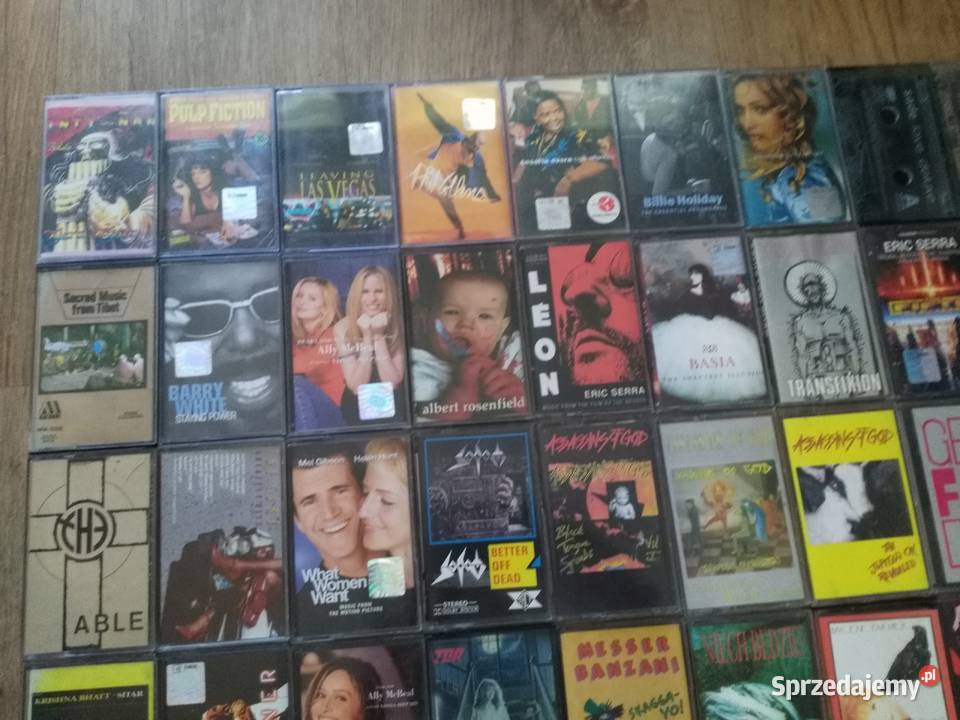 Kolekcja kaset ponad 100 różne rodzaje muzyki Włocławek