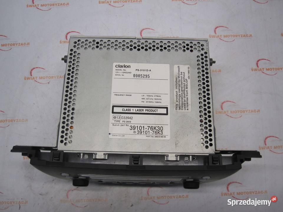 GRAND VITARA II 09r radio 3910176K30 Kielce sprzedam