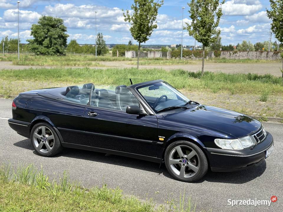 aab 900 Saab 900 II NG 23 benzyna Cabrio Stan światła przeciwmgielne Zgierz sprzedam