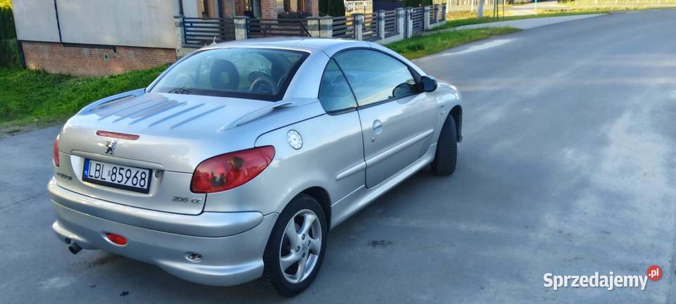Peugeot 206 CC 16 Benzyna 109 2003 r Janów Lubelski