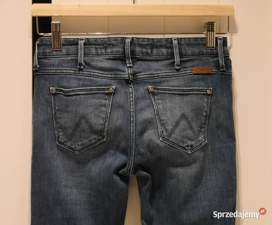 Wrangler świetne spodnie rurki 34 XS Inny materiał