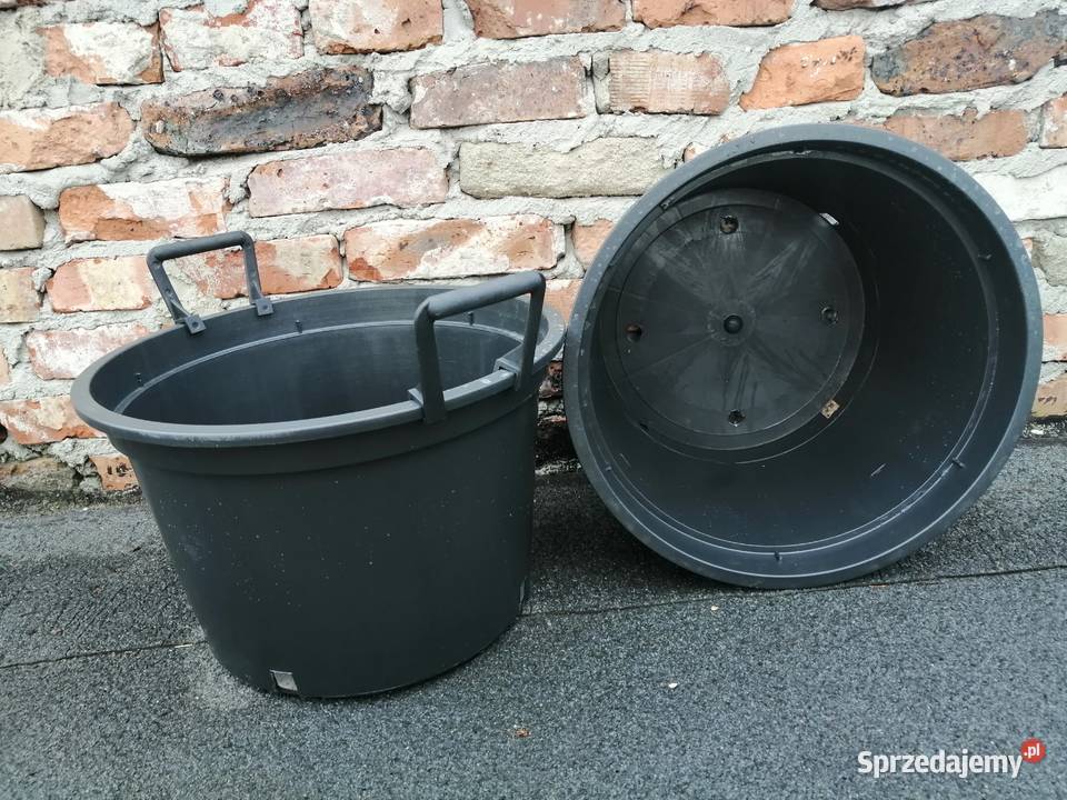 Doniczki 27 L litrów Szerokie 42 27L z uchwytami Siewierz