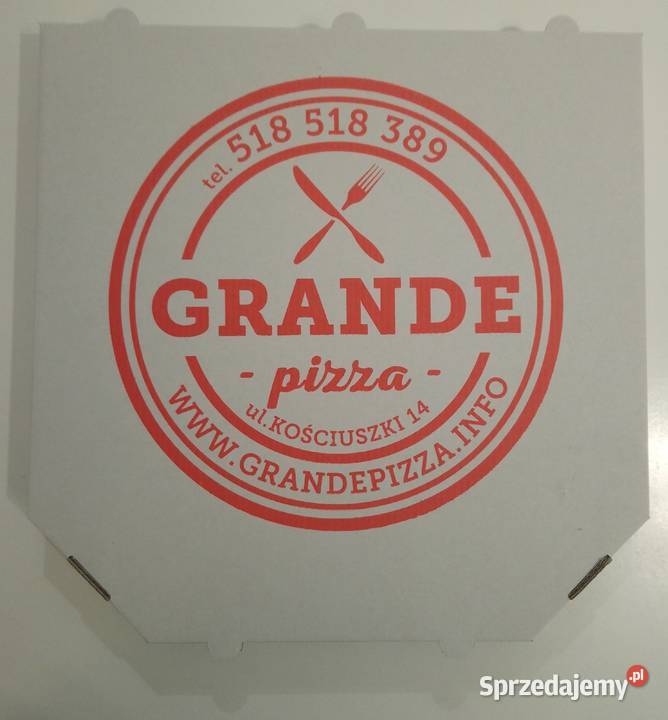 Kartony n pizzę nadruk 100 sztuk duże 32x32 Lublin sprzedam