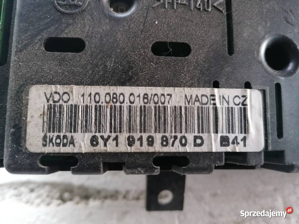 Zestaw Startowy Skoda Fabia 14MPI