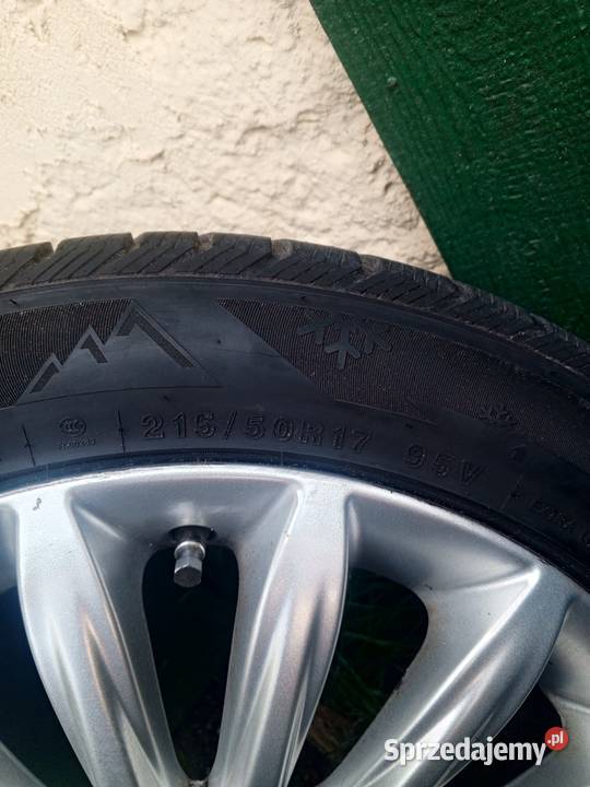 Kompletne koła Alu z oponami zimowymi 17 5x108 Ostróda