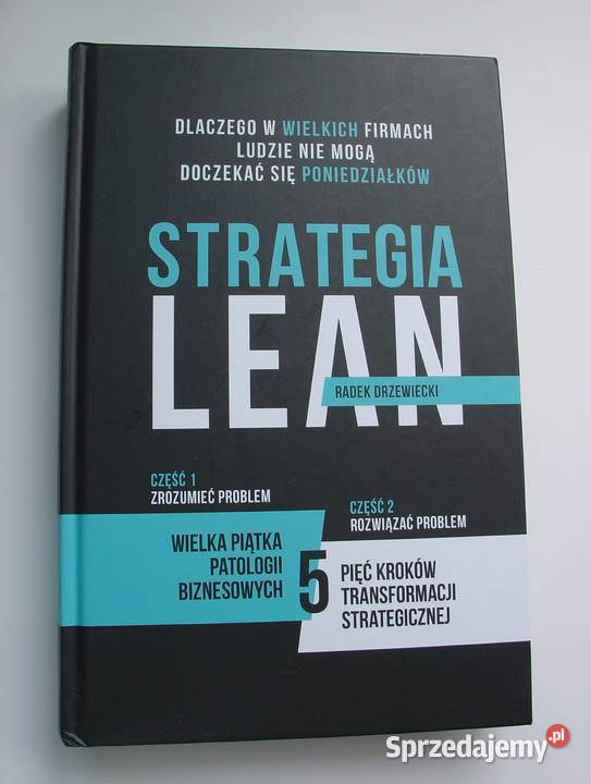 Strategia Lean Radek Drzewiecki twarda łódzkie Łódź sprzedam