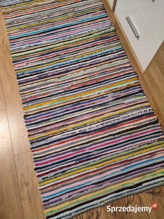 Nowy multikolorowy dywanik szmaciak 242x74 Suwałki sprzedam
