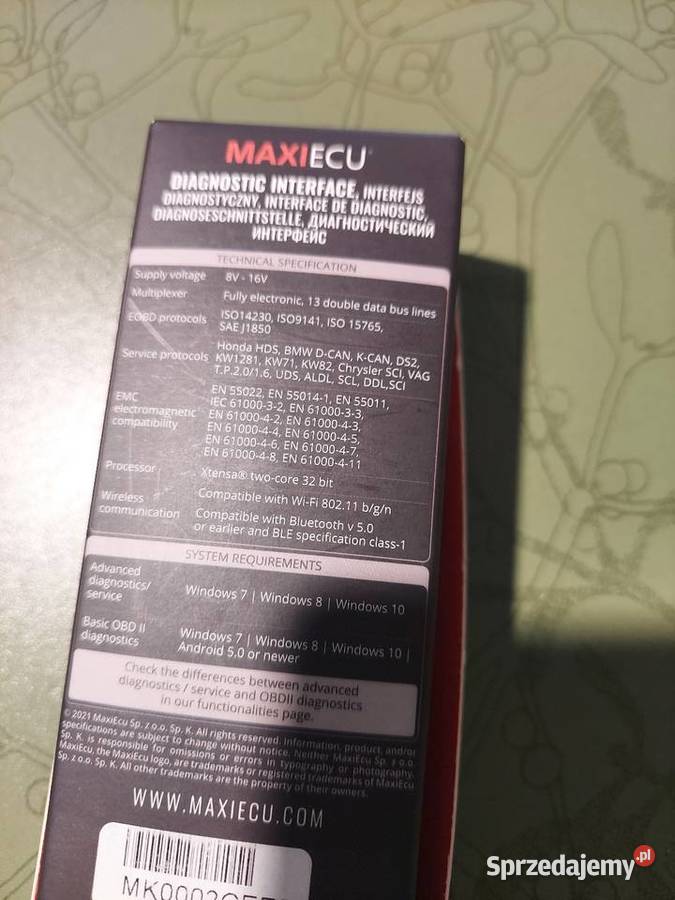 Interfejs diagnostyczny MaxiEcu kia volvo smat Interfejsy diagnostyczne