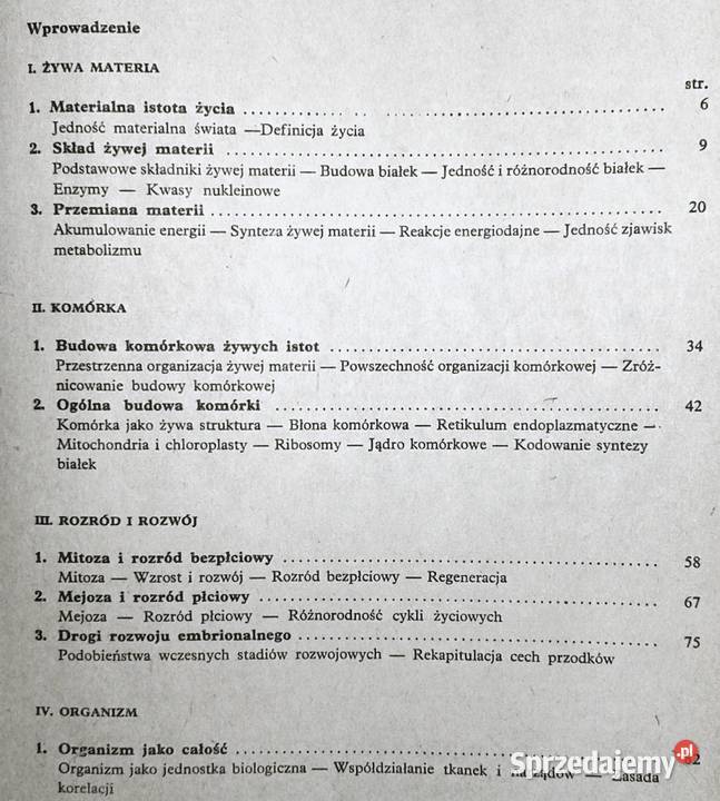 Ogólne zasady biologii Andrzej Grębecki Rok wydania 1986 Chełm