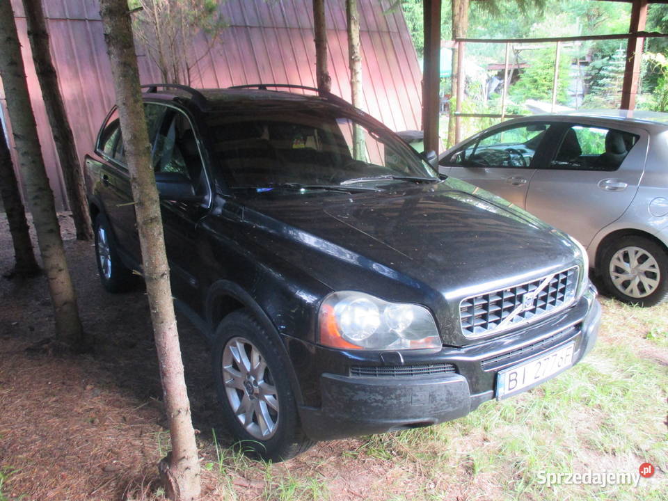 Volvo XC90 Czarny 29 BG 7 osobowy podlaskie sprzedam