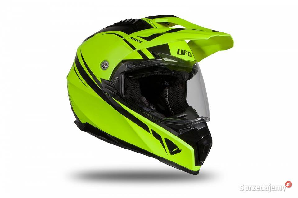 UFO KASK DUAL ARIES ENDURO Z SZYBĄ I BLENDĄ Mrągowo