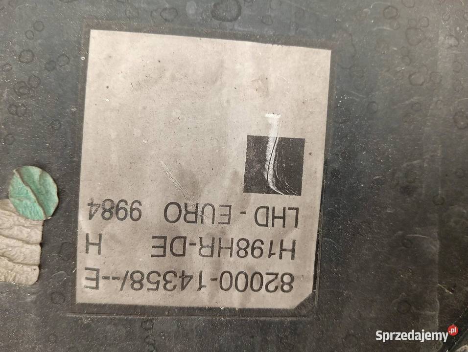 LAMPA PRZÓD PRAWA XENON EU 8200014358E Renault Lampy przednie świętokrzyskie