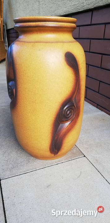 Wazon dzban z uchem ceramiczny na kwiaty Garwolin sprzedam