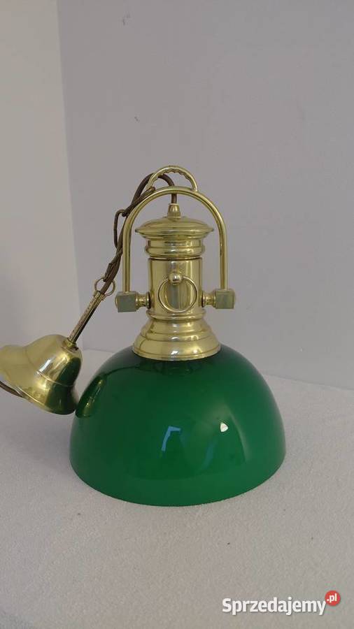 żyrandol Lampa wisząca industrialna mosiężna małopolskie Krzykawa
