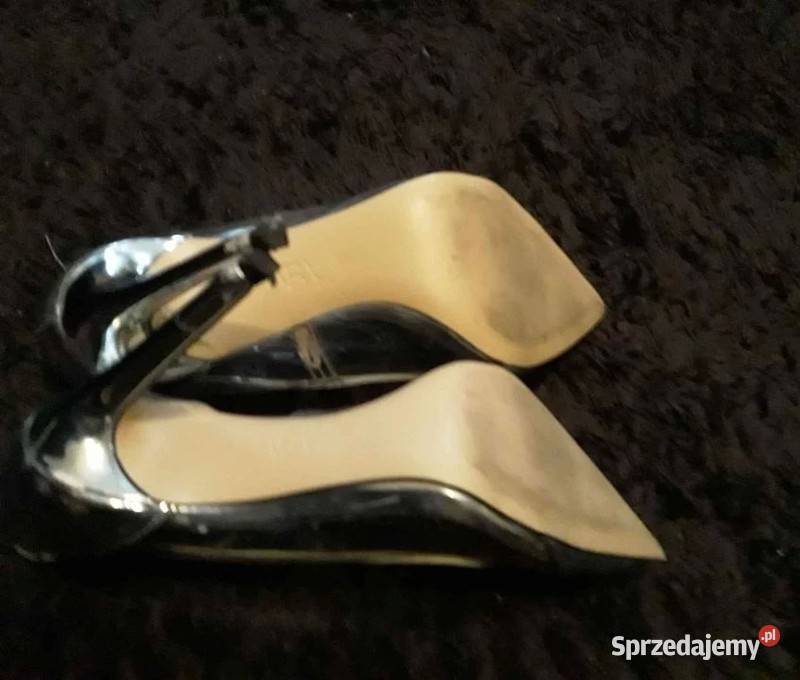 ZARA srebrne szpilki 37 raz ubrane OKAZJA śląskie Sosnowiec
