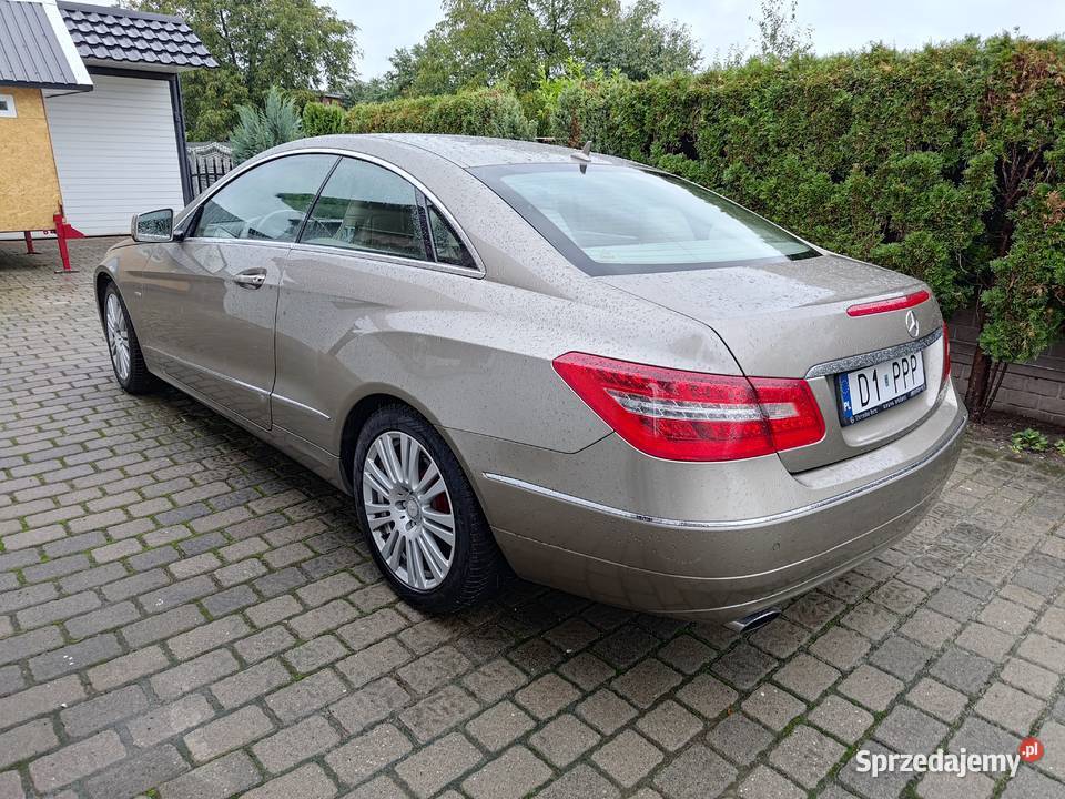 Mercedes W212 COUPE W207 Benzyna 18 Salon Polska dolnośląskie Jelcz-Laskowice