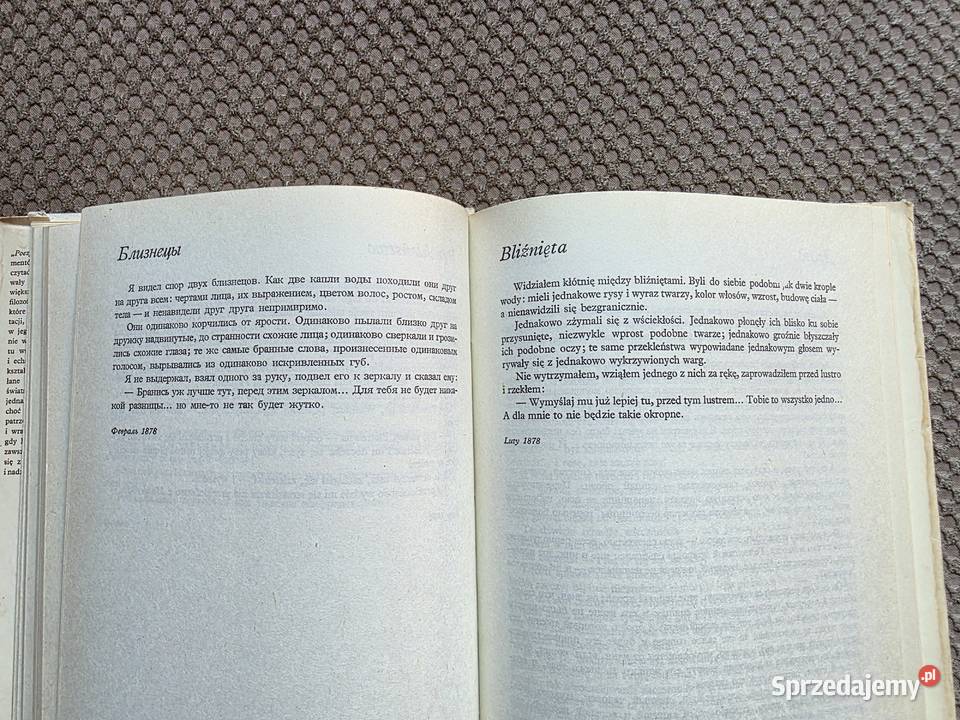 Iwan Turgieniew Poezje prozą wydanie dwujęzyczne Kraków
