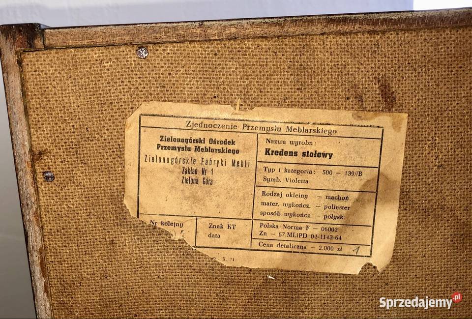 Stare meble lubelskie Tomaszów Lubelski