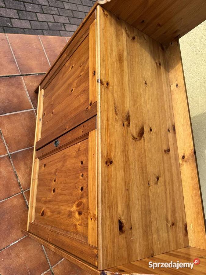 Kredens Ikea leksvik drewniany półki szafka Garwolin