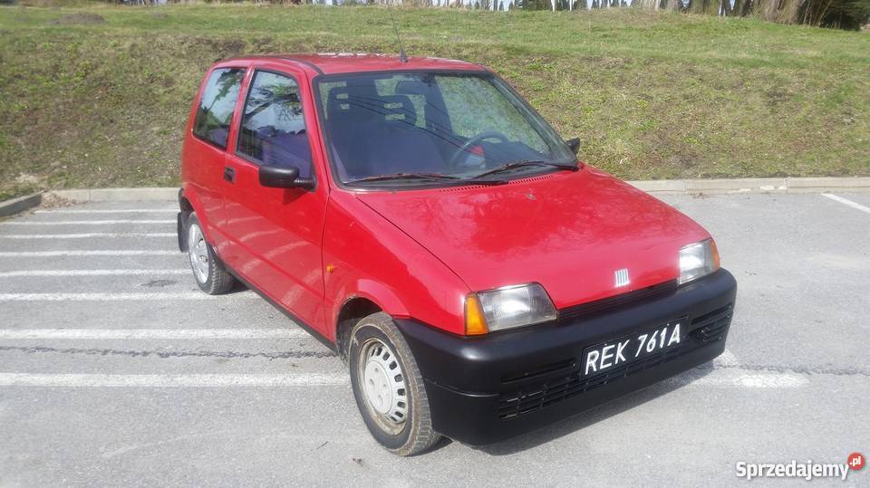 Fiat Cinquecento 900 Happy End Stan Bez Rdzy czerwony podkarpackie Łańcut
