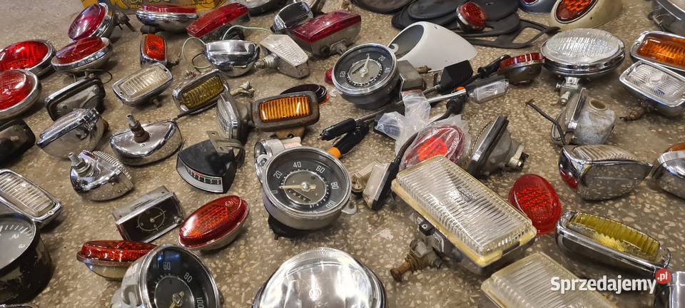 Vw garbus karmann bulik lampy zegary Łódź