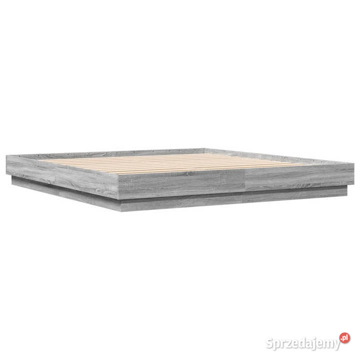 Rama łóżka szary dąb sonoma 200x200 WM3209833 sprzedam